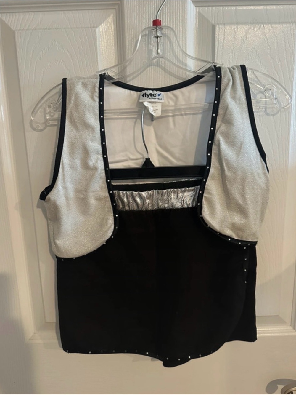 Silver and Black Jr Raiderette Costume or Outfit size XL